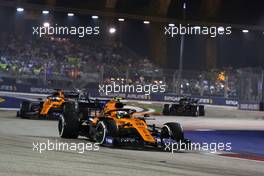 Lando Norris (GBR), McLaren F1 Team  22.09.2019. Formula 1 World Championship, Rd 15, Singapore Grand Prix, Marina Bay Street Circuit, Singapore, Race Day.