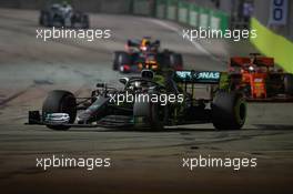 Lewis Hamilton (GBR) Mercedes AMG F1 W10. 22.09.2019. Formula 1 World Championship, Rd 15, Singapore Grand Prix, Marina Bay Street Circuit, Singapore, Race Day.