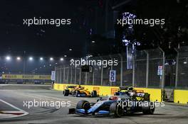 Robert Kubica (POL) Williams Racing FW42. 22.09.2019. Formula 1 World Championship, Rd 15, Singapore Grand Prix, Marina Bay Street Circuit, Singapore, Race Day.