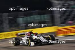 Antonio Giovinazzi (ITA) Alfa Romeo Racing C38. 22.09.2019. Formula 1 World Championship, Rd 15, Singapore Grand Prix, Marina Bay Street Circuit, Singapore, Race Day.