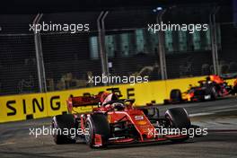 Sebastian Vettel (GER) Ferrari SF90. 22.09.2019. Formula 1 World Championship, Rd 15, Singapore Grand Prix, Marina Bay Street Circuit, Singapore, Race Day.