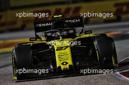 Nico Hulkenberg (GER) Renault F1 Team RS19. 22.09.2019. Formula 1 World Championship, Rd 15, Singapore Grand Prix, Marina Bay Street Circuit, Singapore, Race Day.