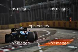 Robert Kubica (POL) Williams Racing FW42. 22.09.2019. Formula 1 World Championship, Rd 15, Singapore Grand Prix, Marina Bay Street Circuit, Singapore, Race Day.