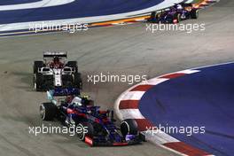 Pierre Gasly (FRA), Scuderia Toro Rosso  22.09.2019. Formula 1 World Championship, Rd 15, Singapore Grand Prix, Marina Bay Street Circuit, Singapore, Race Day.