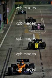 Carlos Sainz Jr (ESP) McLaren MCL34. 22.09.2019. Formula 1 World Championship, Rd 15, Singapore Grand Prix, Marina Bay Street Circuit, Singapore, Race Day.