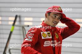 Charles Leclerc (MON) Ferrari in qualifying parc ferme. 21.09.2019. Formula 1 World Championship, Rd 15, Singapore Grand Prix, Marina Bay Street Circuit, Singapore, Qualifying Day.