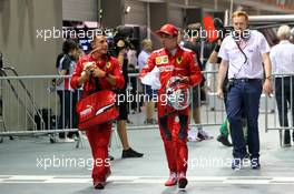 Charles Leclerc (MON) Ferrari. 21.09.2019. Formula 1 World Championship, Rd 15, Singapore Grand Prix, Marina Bay Street Circuit, Singapore, Qualifying Day.