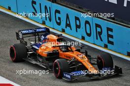 Carlos Sainz Jr (ESP) McLaren MCL34. 21.09.2019. Formula 1 World Championship, Rd 15, Singapore Grand Prix, Marina Bay Street Circuit, Singapore, Qualifying Day.