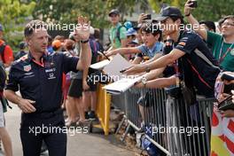 Christian Horner (GBR) Red Bull Racing Team Principal. 21.09.2019. Formula 1 World Championship, Rd 15, Singapore Grand Prix, Marina Bay Street Circuit, Singapore, Qualifying Day.
