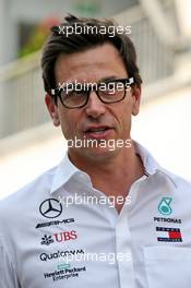 Toto Wolff (GER) Mercedes AMG F1 Shareholder and Executive Director. 21.09.2019. Formula 1 World Championship, Rd 15, Singapore Grand Prix, Marina Bay Street Circuit, Singapore, Qualifying Day.