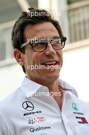 Toto Wolff (GER) Mercedes AMG F1 Shareholder and Executive Director. 21.09.2019. Formula 1 World Championship, Rd 15, Singapore Grand Prix, Marina Bay Street Circuit, Singapore, Qualifying Day.