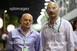 Michael Orts and Benjamin Durand the co-founders of Panthera. 21.09.2019. Formula 1 World Championship, Rd 15, Singapore Grand Prix, Marina Bay Street Circuit, Singapore, Qualifying Day.