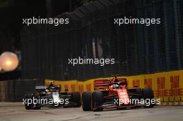 Sebastian Vettel (GER) Ferrari SF90. 21.09.2019. Formula 1 World Championship, Rd 15, Singapore Grand Prix, Marina Bay Street Circuit, Singapore, Qualifying Day.