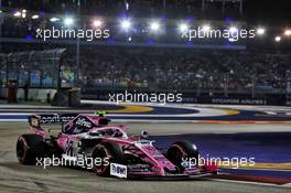 Lance Stroll (CDN) Racing Point F1 Team RP19. 21.09.2019. Formula 1 World Championship, Rd 15, Singapore Grand Prix, Marina Bay Street Circuit, Singapore, Qualifying Day.