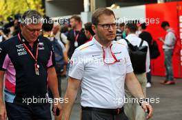 Andreas Seidl, McLaren Managing Director. 21.09.2019. Formula 1 World Championship, Rd 15, Singapore Grand Prix, Marina Bay Street Circuit, Singapore, Qualifying Day.