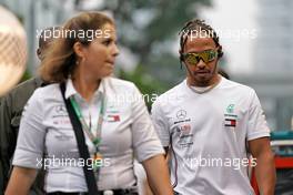 Lewis Hamilton (GBR) Mercedes AMG F1. 22.09.2019. Formula 1 World Championship, Rd 15, Singapore Grand Prix, Marina Bay Street Circuit, Singapore, Race Day.