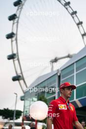Charles Leclerc (MON) Ferrari. 19.09.2019. Formula 1 World Championship, Rd 15, Singapore Grand Prix, Marina Bay Street Circuit, Singapore, Preparation Day.