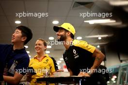 Daniel Ricciardo (AUS), Renault F1 Team  19.09.2019. Formula 1 World Championship, Rd 15, Singapore Grand Prix, Marina Bay Street Circuit, Singapore, Preparation Day.