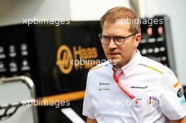 Andreas Seidl, McLaren Managing Director. 19.09.2019. Formula 1 World Championship, Rd 15, Singapore Grand Prix, Marina Bay Street Circuit, Singapore, Preparation Day.