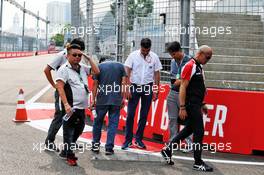 Michael Masi (AUS) FIA Race Director walks the circuit. 19.09.2019. Formula 1 World Championship, Rd 15, Singapore Grand Prix, Marina Bay Street Circuit, Singapore, Preparation Day.
