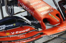 Ferrari front wing and nose cone. 19.09.2019. Formula 1 World Championship, Rd 15, Singapore Grand Prix, Marina Bay Street Circuit, Singapore, Preparation Day.