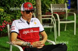 Kimi Raikkonen (FIN) Alfa Romeo Racing. 19.09.2019. Formula 1 World Championship, Rd 15, Singapore Grand Prix, Marina Bay Street Circuit, Singapore, Preparation Day.