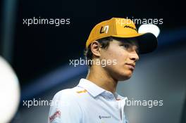 Lando Norris (GBR) McLaren. 19.09.2019. Formula 1 World Championship, Rd 15, Singapore Grand Prix, Marina Bay Street Circuit, Singapore, Preparation Day.