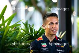 Alexander Albon (THA) Red Bull Racing. 19.09.2019. Formula 1 World Championship, Rd 15, Singapore Grand Prix, Marina Bay Street Circuit, Singapore, Preparation Day.