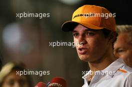 Lando Norris (GBR) McLaren. 19.09.2019. Formula 1 World Championship, Rd 15, Singapore Grand Prix, Marina Bay Street Circuit, Singapore, Preparation Day.