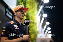 Max Verstappen (NLD) Red Bull Racing. 19.09.2019. Formula 1 World Championship, Rd 15, Singapore Grand Prix, Marina Bay Street Circuit, Singapore, Preparation Day.