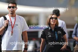 Claire Williams (GBR) Williams Racing Deputy Team Principal with her husband Marc Harris (GBR). 29.11.2019. Formula 1 World Championship, Rd 21, Abu Dhabi Grand Prix, Yas Marina Circuit, Abu Dhabi, Practice Day.