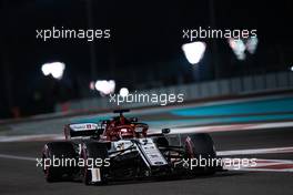 Kimi Raikkonen (FIN) Alfa Romeo Racing C38. 29.11.2019. Formula 1 World Championship, Rd 21, Abu Dhabi Grand Prix, Yas Marina Circuit, Abu Dhabi, Practice Day.