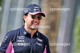 Sergio Perez (MEX) Racing Point F1 Team. 29.11.2019. Formula 1 World Championship, Rd 21, Abu Dhabi Grand Prix, Yas Marina Circuit, Abu Dhabi, Practice Day.