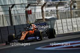 Lando Norris (GBR) McLaren MCL34.                                29.11.2019. Formula 1 World Championship, Rd 21, Abu Dhabi Grand Prix, Yas Marina Circuit, Abu Dhabi, Practice Day.