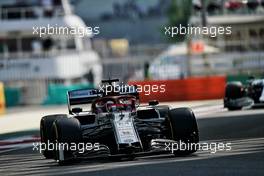 Kimi Raikkonen (FIN) Alfa Romeo Racing C38.                                29.11.2019. Formula 1 World Championship, Rd 21, Abu Dhabi Grand Prix, Yas Marina Circuit, Abu Dhabi, Practice Day.
