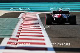 Antonio Giovinazzi (ITA) Alfa Romeo Racing C38. 29.11.2019. Formula 1 World Championship, Rd 21, Abu Dhabi Grand Prix, Yas Marina Circuit, Abu Dhabi, Practice Day.
