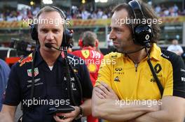 Paul Monaghan and Ciaron Pilbeam (GBR) Renault F1 Team Chief Race Engineer. 01.12.2019. Formula 1 World Championship, Rd 21, Abu Dhabi Grand Prix, Yas Marina Circuit, Abu Dhabi, Race Day.