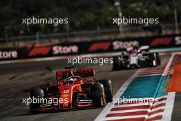 Sebastian Vettel (GER) Ferrari SF90. 01.12.2019. Formula 1 World Championship, Rd 21, Abu Dhabi Grand Prix, Yas Marina Circuit, Abu Dhabi, Race Day.
