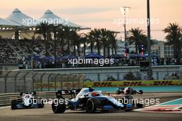 Robert Kubica (POL) Williams Racing FW42. 01.12.2019. Formula 1 World Championship, Rd 21, Abu Dhabi Grand Prix, Yas Marina Circuit, Abu Dhabi, Race Day.