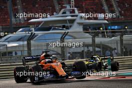 Carlos Sainz Jr (ESP) McLaren MCL34. 01.12.2019. Formula 1 World Championship, Rd 21, Abu Dhabi Grand Prix, Yas Marina Circuit, Abu Dhabi, Race Day.