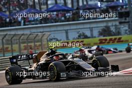 Kevin Magnussen (DEN) Haas VF-19. 01.12.2019. Formula 1 World Championship, Rd 21, Abu Dhabi Grand Prix, Yas Marina Circuit, Abu Dhabi, Race Day.