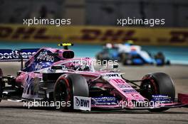 Lance Stroll (CDN) Racing Point F1 Team RP19. 01.12.2019. Formula 1 World Championship, Rd 21, Abu Dhabi Grand Prix, Yas Marina Circuit, Abu Dhabi, Race Day.