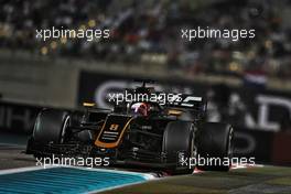 Romain Grosjean (FRA) Haas F1 Team VF-19. 01.12.2019. Formula 1 World Championship, Rd 21, Abu Dhabi Grand Prix, Yas Marina Circuit, Abu Dhabi, Race Day.