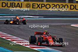 Charles Leclerc (MON) Ferrari SF90. 01.12.2019. Formula 1 World Championship, Rd 21, Abu Dhabi Grand Prix, Yas Marina Circuit, Abu Dhabi, Race Day.
