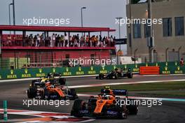Lando Norris (GBR) McLaren MCL34. 01.12.2019. Formula 1 World Championship, Rd 21, Abu Dhabi Grand Prix, Yas Marina Circuit, Abu Dhabi, Race Day.