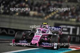 Lance Stroll (CDN) Racing Point F1 Team RP19. 01.12.2019. Formula 1 World Championship, Rd 21, Abu Dhabi Grand Prix, Yas Marina Circuit, Abu Dhabi, Race Day.