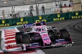 Lance Stroll (CDN) Racing Point F1 Team RP19. 30.11.2019. Formula 1 World Championship, Rd 21, Abu Dhabi Grand Prix, Yas Marina Circuit, Abu Dhabi, Qualifying Day.