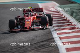 Charles Leclerc (MON) Ferrari SF90. 30.11.2019. Formula 1 World Championship, Rd 21, Abu Dhabi Grand Prix, Yas Marina Circuit, Abu Dhabi, Qualifying Day.