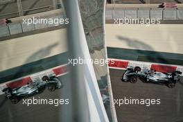 Lewis Hamilton (GBR) Mercedes AMG F1 W10. 30.11.2019. Formula 1 World Championship, Rd 21, Abu Dhabi Grand Prix, Yas Marina Circuit, Abu Dhabi, Qualifying Day.