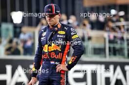 Max Verstappen (NLD) Red Bull Racing in qualifying parc ferme. 30.11.2019. Formula 1 World Championship, Rd 21, Abu Dhabi Grand Prix, Yas Marina Circuit, Abu Dhabi, Qualifying Day.